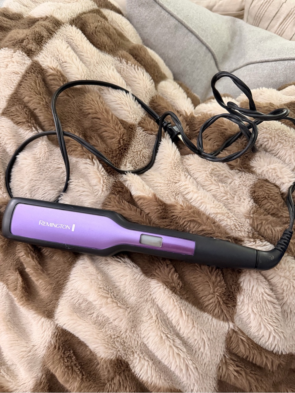 Remington Purple and Black Hair Straightener
